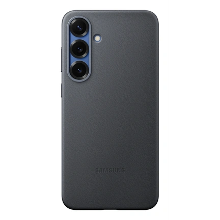 Samsung Galaxy S25+ vegán bőrtok - fekete