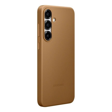 Samsung Galaxy S25+ vegán bőrtok - tevebarna