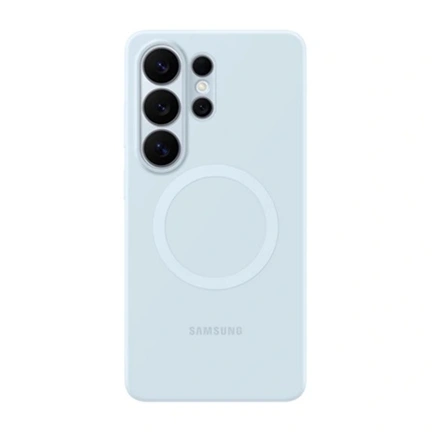 Samsung Galaxy S26 Ultra szilikon mágneses tok, világoskék