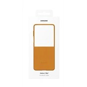Samsung Galaxy Z Flip7 vegán bőrtok, tevebarna