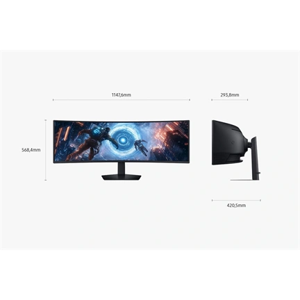 Samsung LS49FG912EUXEN Odyssey G9 G91F gaming monitor 49" DQHD 144Hz