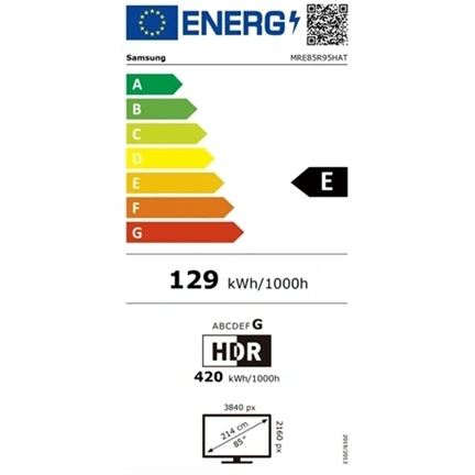 Samsung MRE85R95HATXXH Micro RGB 4K UHD Smart TV, 215 cm