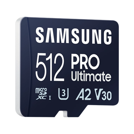 Samsung MicroSD kártya - 512GB MB-MY512SB/WW (PRO Ultimate kártyaolvasóval, Class10, R200/W130, 512GB)
