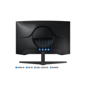 Samsung Monitor 27" - LS27CG552EU (VA, 2560x1440, 16:9, QHD, 165HZ, 300cd/m2, 1ms, Curved)