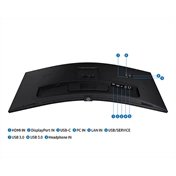 Samsung Monitor 34" - S34C652UAU (VA, 3440x1440, 21:9, UWQHD, 100Hz, 350cd/m2, 5ms, Pivot, Curved)