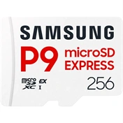 Samsung P9 microSD Express memóriakártya - UHS-I, U3, V30, A1, R800MB/s, 256GB