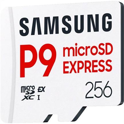 Samsung P9 microSD Express memóriakártya - UHS-I, U3, V30, A1, R800MB/s, 256GB