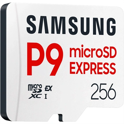 Samsung P9 microSD Express memóriakártya - UHS-I, U3, V30, A1, R800MB/s, 256GB
