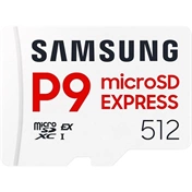 Samsung P9 microSD Express memóriakártya -  UHS-I, U3, V30, A1, R800MB/s, 512GB