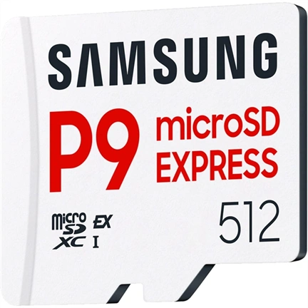 Samsung P9 microSD Express memóriakártya - UHS-I, U3, V30, A1, R800MB/s, 512GB