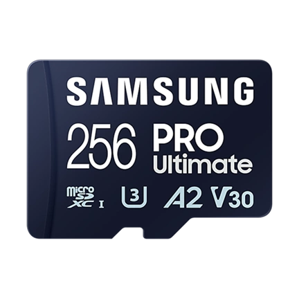 Samsung Pro Ultimate memóriakártya microSDXC, UHS-I, U3, V30, A2, 200/130MB/s, 256GB