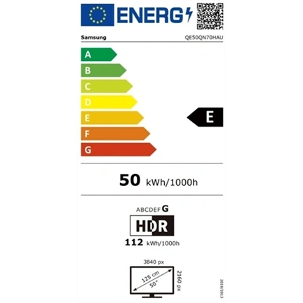 Samsung QE50QN70HAUXXH Neo QLED 4K UHD Smart TV, 127 cm