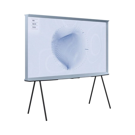 Samsung 65" The Serif QLED 4K LS01B Smart TV 360 fokos kialakítással (2023) - Pamut kék