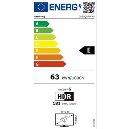 Samsung QE65QN70HAUXXH Neo QLED 4K UHD Smart TV, 165 cm