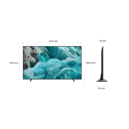 Samsung 75" QLED 4K Q7F Vision AI Smart TV (2025) - QE75Q7FAAUXXH