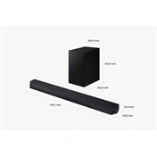Samsung Q szériás hangprojektor HW-Q600H 3.1.2 csatornás, mélynyomóval