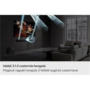 Samsung Q szériás hangprojektor HW-Q600H 3.1.2 csatornás, mélynyomóval