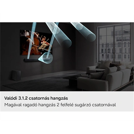 Samsung Q szériás hangprojektor HW-Q600H 3.1.2 csatornás, mélynyomóval
