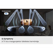Samsung Q szériás hangprojektor HW-Q600H 3.1.2 csatornás, mélynyomóval