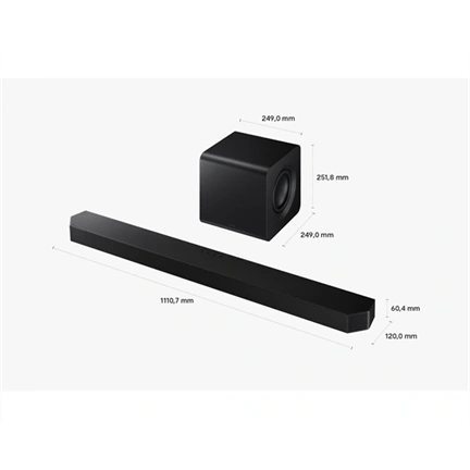 Samsung Q szériás hangprojektor HW-Q800H 5.1.2 csatornás, mélynyomóval