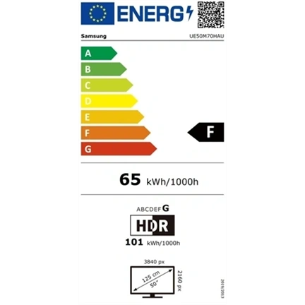 Samsung UE50M70HAUXXH Mini LED 4K UHD Smart TV, 127 cm