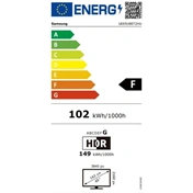 Samsung UE65U8072HUXXH UHD 4K UHD Smart TV, 165 cm