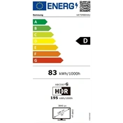 Samsung UE75M80HAUXXH Mini LED 4K UHD Smart TV, 190 cm