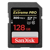 SanDisk Extreme Pro SDXC™ memóriakártya 300 MB/s olvasás UHS-II, U3, V90 128 GB (121506) SanDisk Extreme Pro SDXC™ memóriakártya 300 MB/s olvasás UHS-II, U3, V90 128 GB (121506)