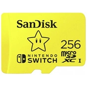 SanDisk microSDXC Extreme 256GB (A1/ V30/ U3/ C10/ R100/ W90) for Nintendo Switch