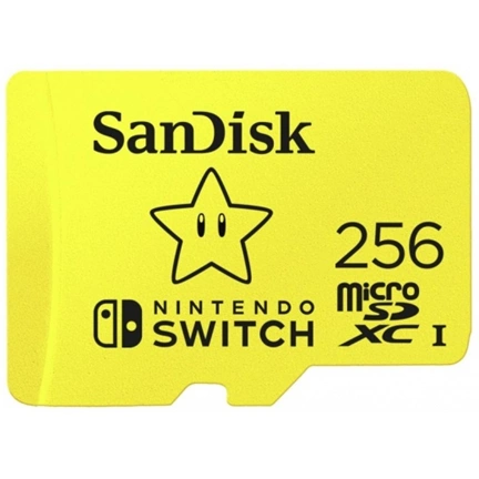 SanDisk microSDXC Extreme 256GB (A1/ V30/ U3/ C10/ R100/ W90) for Nintendo Switch