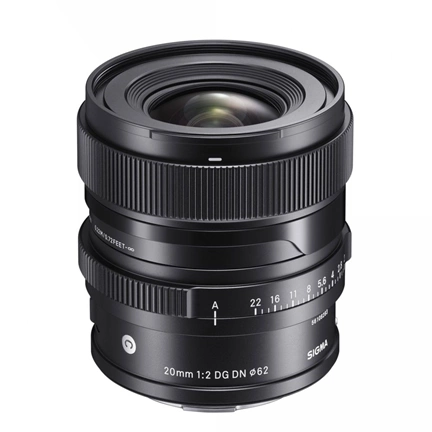 Sigma 20mm f/2 DG DN (C) objektív, fekete (Sony E) Sigma 20mm f/2 DG DN (C) objektív, fekete (Sony E)