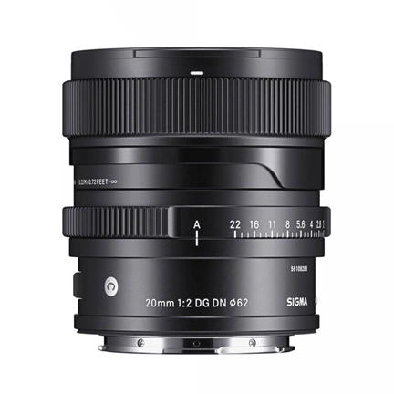 Sigma 20mm f/2 DG DN (C) objektív, fekete (Sony E) Sigma 20mm f/2 DG DN (C) objektív, fekete (Sony E)