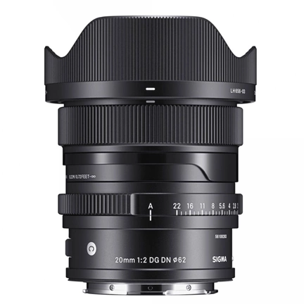 Sigma 20mm f/2 DG DN (C) objektív, fekete (Sony E) Sigma 20mm f/2 DG DN (C) objektív, fekete (Sony E)