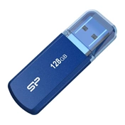 Silicon Power  Helios - 202 128GB  Data transfers up to 5 Gbps, Aluminum casing, Blue SP128GBUF3202V1B