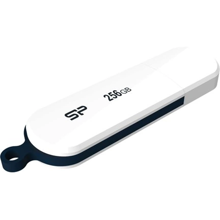 Silicon Power Pendrive Blaze - B32 256GB Data transfers up to 5 Gbps, Sleek polished finish, White SP256GBUF3B32V1W