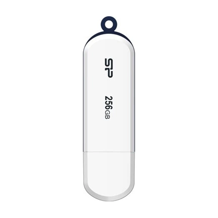 Silicon Power Pendrive Blaze - B32 256GB Data transfers up to 5 Gbps, Sleek polished finish, White SP256GBUF3B32V1W