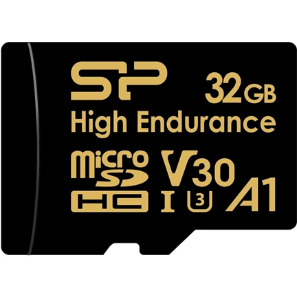 Silicon Power mSD Card Golden Series - High Endurance 32GB High endurance MicroSD Card