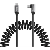 SmallRig 5730 Spirál USB-C adatkábel (egyenes–derékszögű)
