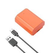 SmallRig 4969 NP FZ100 USB C Rechargeable Camera Battery (Orange)