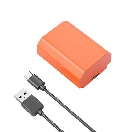 SmallRig 4969 NP FZ100 USB C Rechargeable Camera Battery (Orange)