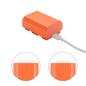 SmallRig 4969 NP FZ100 USB C Rechargeable Camera Battery (Orange)