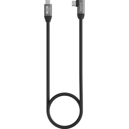 SmallRig 5732 USB-C adatkábel (egyenes–derékszögű) 100 cm | 40 Gbps + 240 W + 8K