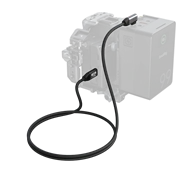 SmallRig 5732 USB-C adatkábel (egyenes–derékszögű) 100 cm | 40 Gbps + 240 W + 8K