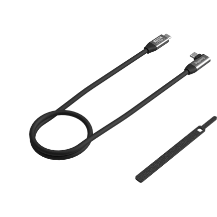 SmallRig 5732 USB-C adatkábel (egyenes–derékszögű) 100 cm | 40 Gbps + 240 W + 8K