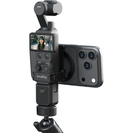 SmallRig 6004 csatlakoztatható tartó DJI Osmo Pocket 4-hez és mobiltelefonokhoz