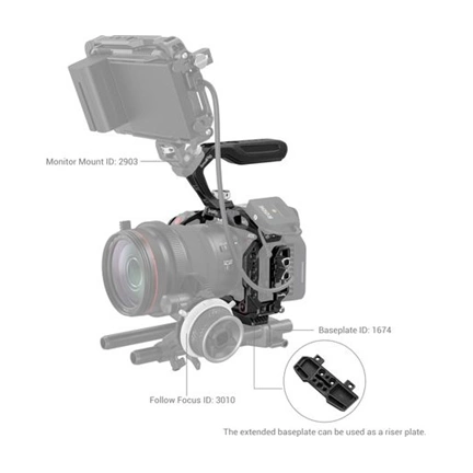 SmallRig “Black Mamba” Handheld Kit for Canon EOS R5 C 3891