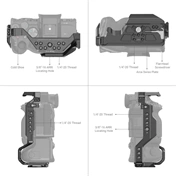 SmallRig Cage for Sony Alpha 7S III/Alpha 7 IV/Alpha 7R IV/Alpha 1 with VG-C4EM Battery Grip 3594