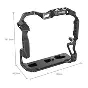 SmallRig Camera Cage for EOS R5/R6 with BG-R10 Battery Grip 3464