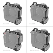 SmallRig Camera Cage for EOS R5/R6 with BG-R10 Battery Grip 3464B