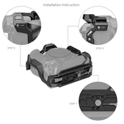 SmallRig Camera Cage for EOS R5/R6 with BG-R10 Battery Grip 3464B